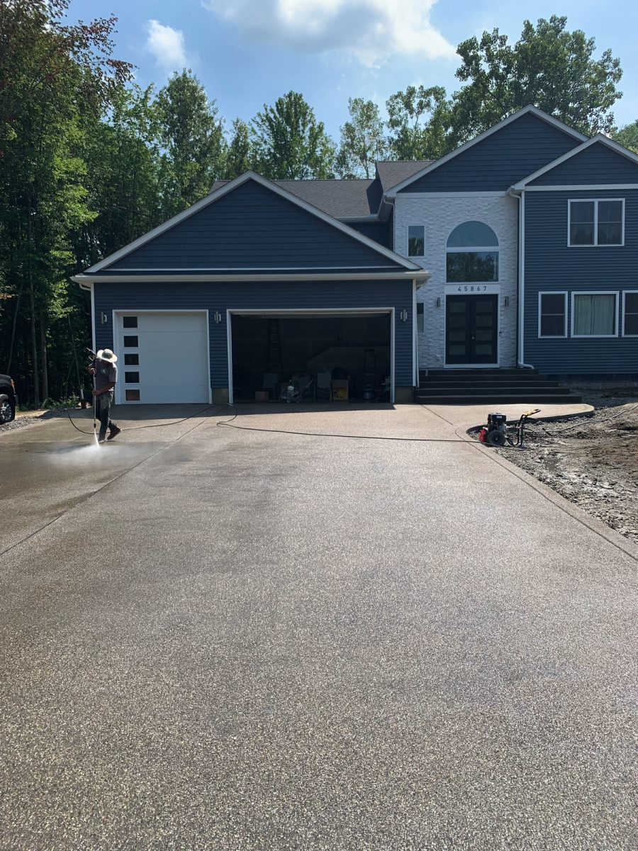 Exposed Aggregate Driveway